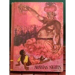 Arabian Nights by Andrew Lang 1968 William Dempster Illustrator Cover  Don Irwin